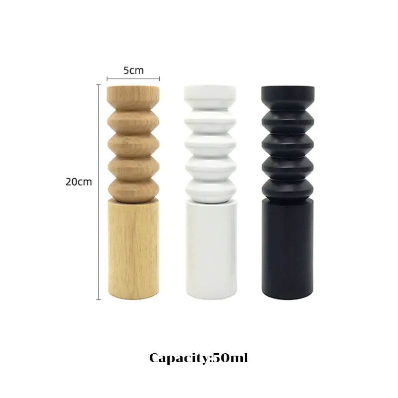Nordic Wood Ceramic Core Spice Pepper Grinder - Trendz Alley