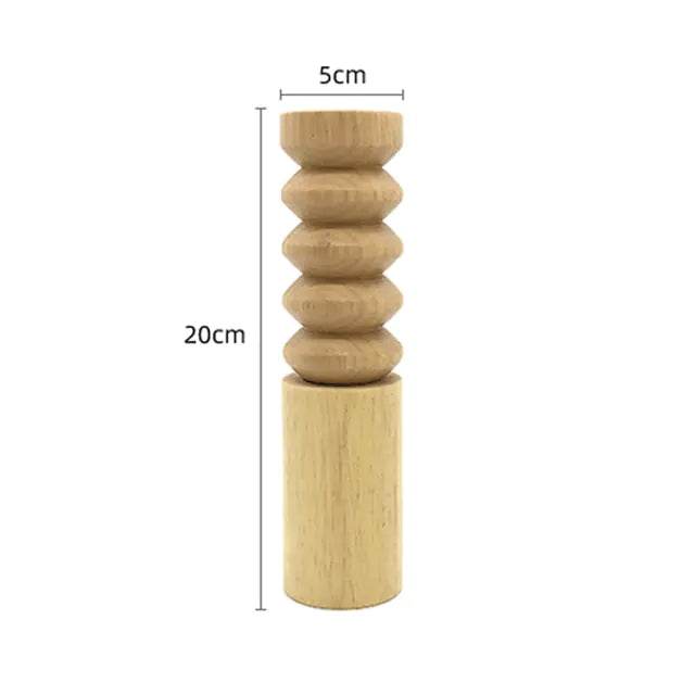 Nordic Wood Ceramic Core Spice Pepper Grinder - Trendz Alley