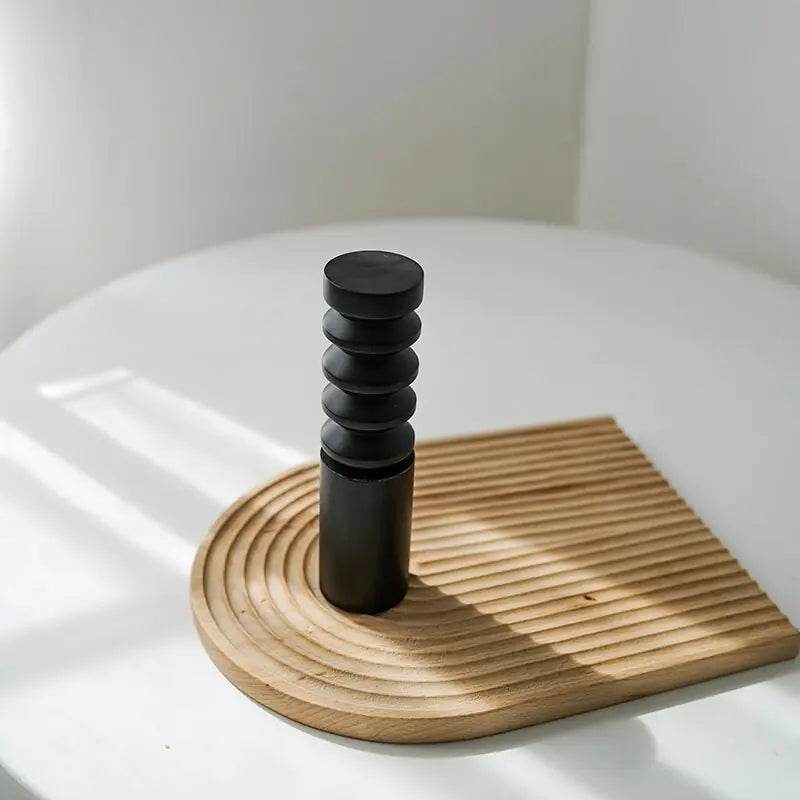 Nordic Wood Ceramic Core Spice Pepper Grinder - Trendz Alley